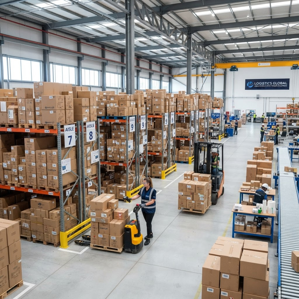 Modern warehouse facility